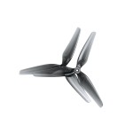 HQProp 8x4x3 pollici elica a 3 pale Grey materiale trasparente per PC Drone che attraversa la lama dell'elica dell'aereo